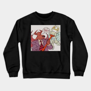 sam and max - devil and angel ?? Crewneck Sweatshirt